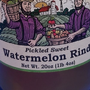 IT&#39;S BAAACK!!!! 20 oz Pickled Sweet Watermelon Rind