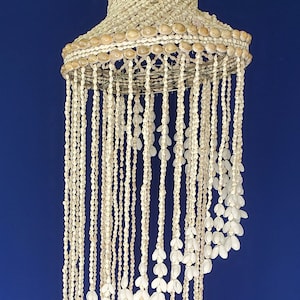 52" Seashell Spiral Chandelier