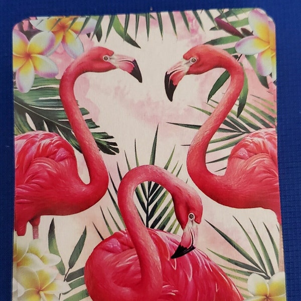 Pretty In Pink Flamingo Playing Cards