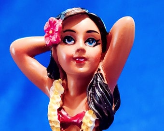 Uxcell Repair Spring Clips 1.5 Inch Silver Metal Hula Girl