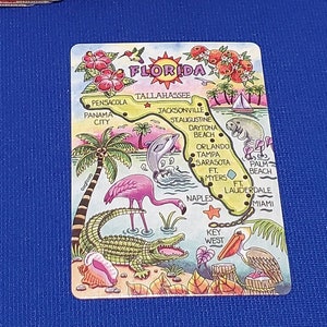 Carte de la Floride, cartes à jouer