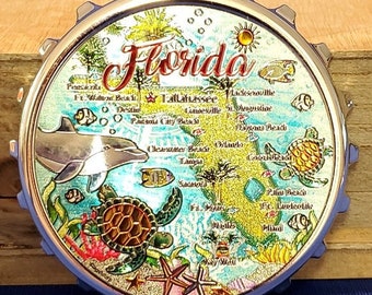 Florida Souvenir Map Bottle Opener