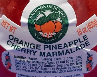 Orange Pineapple Cherry Marmalade