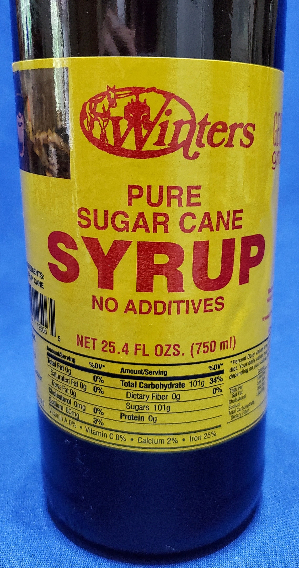 Winters Pure Sugar Cane Syrup Etsy