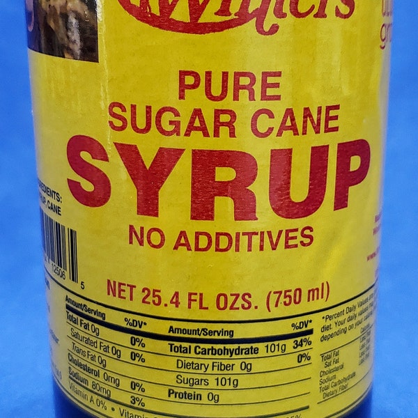 Winters Pure Sugar Cane Syrup