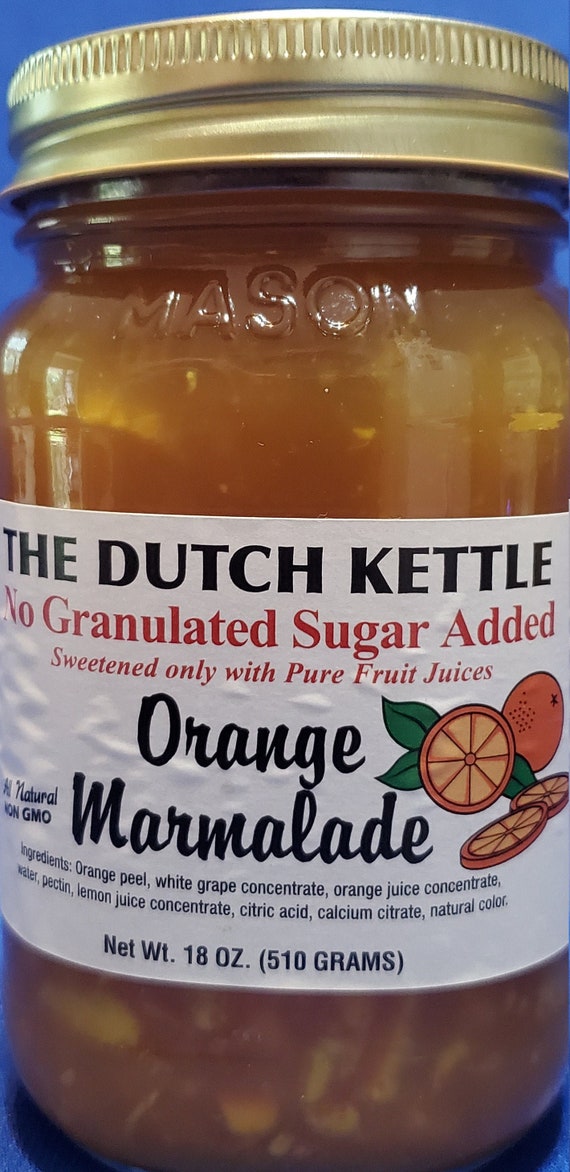 No Sugar Added Orange Marmalade Etsy