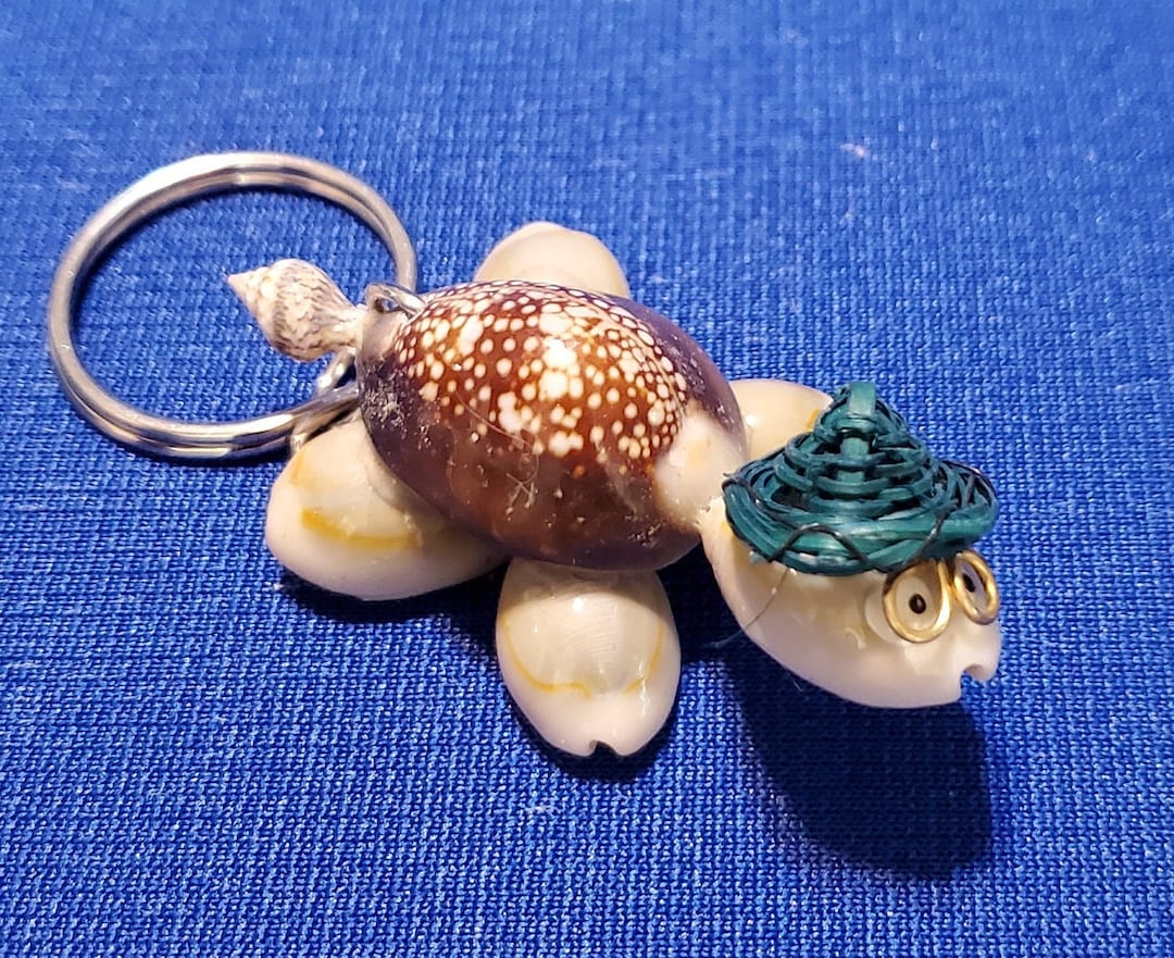 Seashell Turtle Key Chains - Etsy