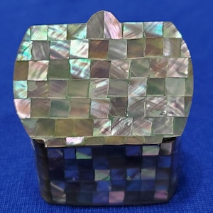 Green Abalone Pill Box