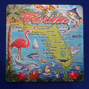 Onderzetters kaart Florida