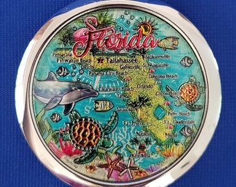 Miroir compact pour carte de la Floride