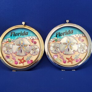 Miroir coquillage Florida compact image 3