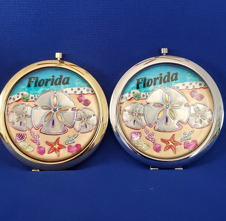 Miroir coquillage Florida compact image 3