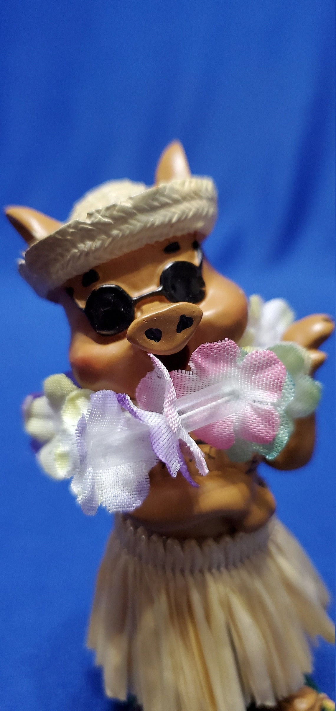 Adorable Piggy Hula Dashboard Dancer Etsy