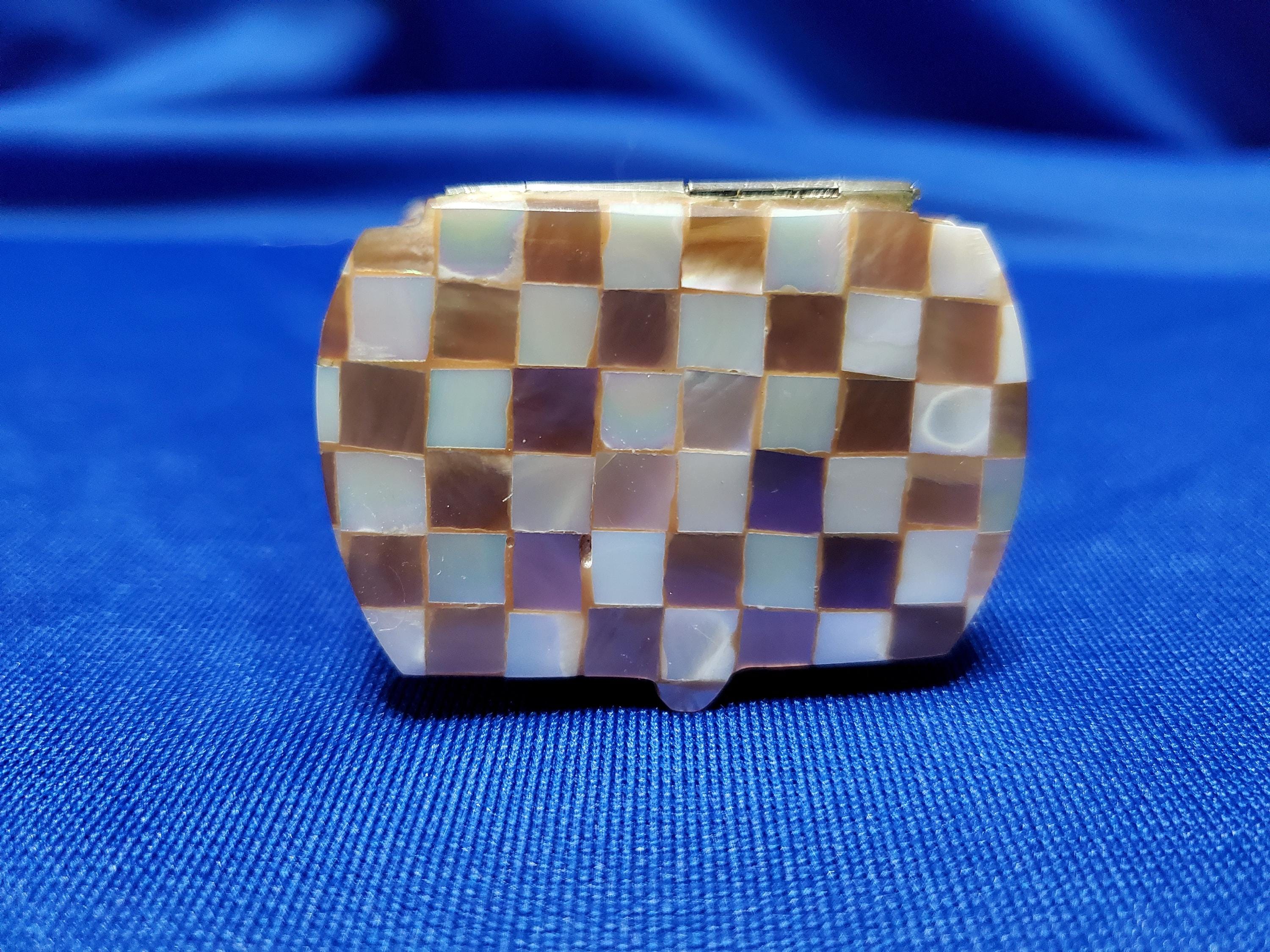 Brown Pearl Oyster Seashell Pill Box - Etsy