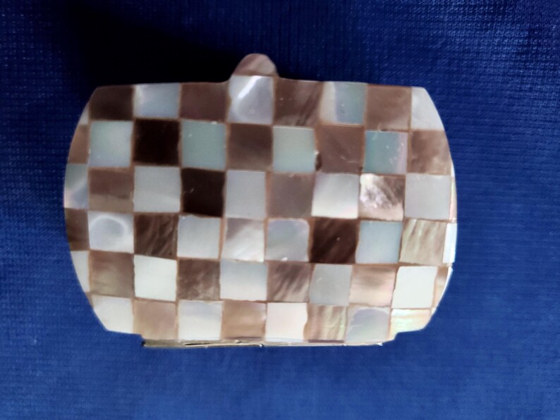 Brown Pearl Oyster Seashell Pill Box - Etsy