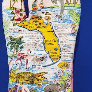Ovenwant met kaart van Florida