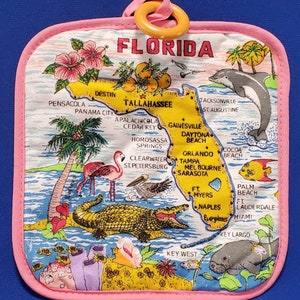 Pannenlap met kaart van Florida