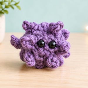 Crochet Virus | Handmade Amigurumi Microbe | Virology Plush | Desk Buddy