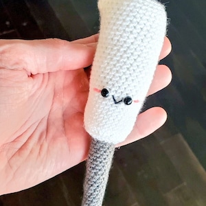 Handmade Amigurumi Pipet / Pipette - Finished Object - Various Colors - Stuffed Science Toy
