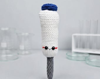 Crochet Pipet Pattern (Amigurumi) › Instant PDF Download