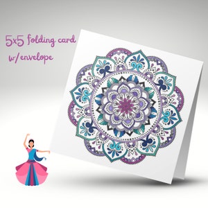 Beate's Mandala Card 209