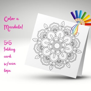 Beate's Mandala Card - Floreale 28