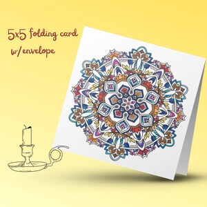 Beate's Mandala Card 208