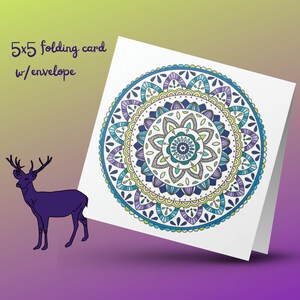 Beate's Mandala Card 223