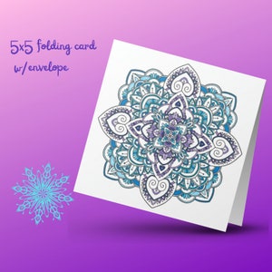 Beate's Mandala Card 210