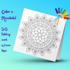 Beate's Mandala Card - Floreale 26