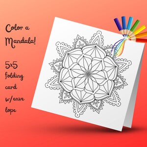 Beate's Mandala Card - Floreale 21