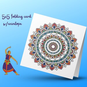 Beate's Mandala Card 225