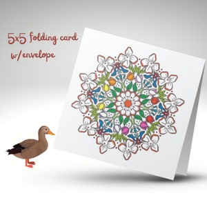 Beate's Mandala Card 174