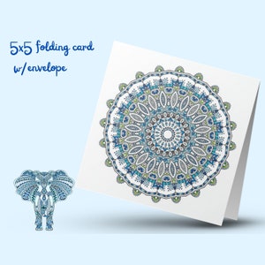 Beate's Mandala Card 195