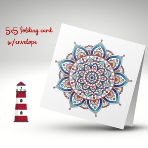 Beate's Mandala Card 229 - Cuori