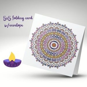 Beate's Mandala Card 188