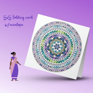 Beate's Mandala Card 212