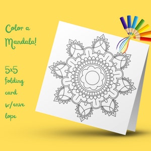 Beate's Mandala Card - Floreale 100