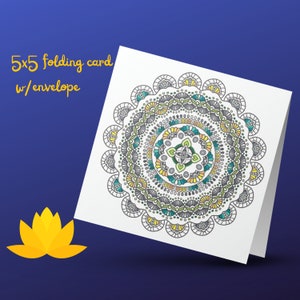Beate&#39;s Mandala Card 220