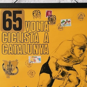 1985 Radsportposter La Volta Catalan Tour