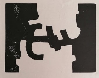 1977 Eduardo Chillida Exhibition Poster Sa Pleta Freda Art Exhibition