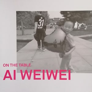 Ai Weiwei Poster On The Table Barcelona Exhibition
