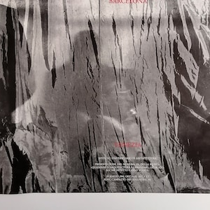 Cartel de paisaje de Carlo Scarpa de 1984 del Colegio de Arquitectos de Cataluña