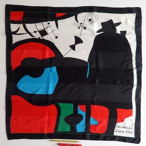 Large Scarf Wall by Joan Miró Commissioned Work by Sandeman Beverage
