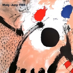 1984 Josep Guinovart Poster from Palma de Mallorca Exhibition