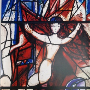 1984 Marc Chagall Ausstellungsplakat Kunstdruck