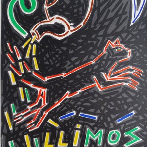 1987 Maeght Galerie Ausstellungsplakat von Robert Llimós