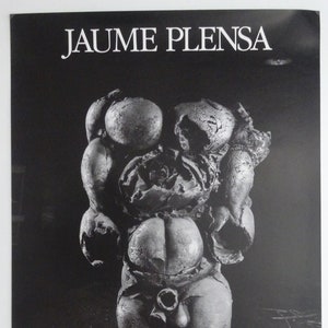 Plakat z wystawy Jaume Plensa z 1986 r. z Maeght Barcelona