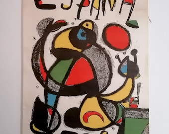 1982 Spain World Cup Poster by Joan Miró - Etsy 日本
