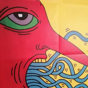 Keith Haring Poster, The Ten Commandaments at Centquatre Paris 2013 image 1